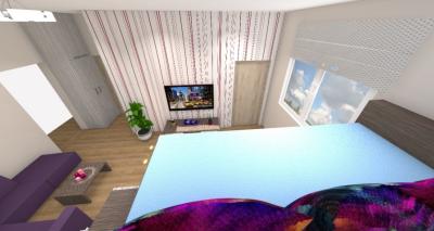 Vizualizace - obývací pokoje