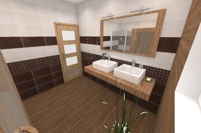 Vizualizace - koupelny