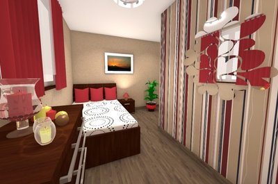 Vizualizace ložnice