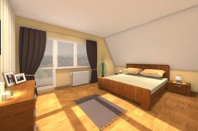 Vizualizace ložnice