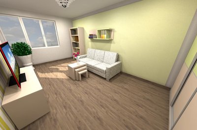 Vizualizace ložnice