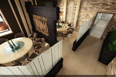 Vizualizace - restaurace