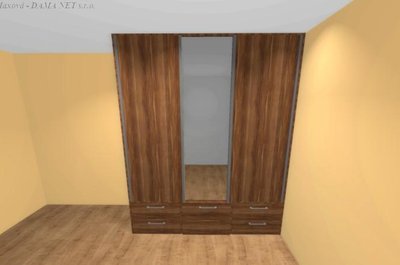 Vizualizace - skříně