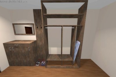 Vizualizace - skříně